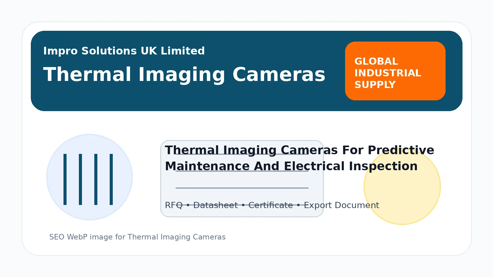 Thermal Imaging Cameras buying guide for switchgear, motors, transformers, bearings and insulation fault finding from Impro Solutions UK Limited