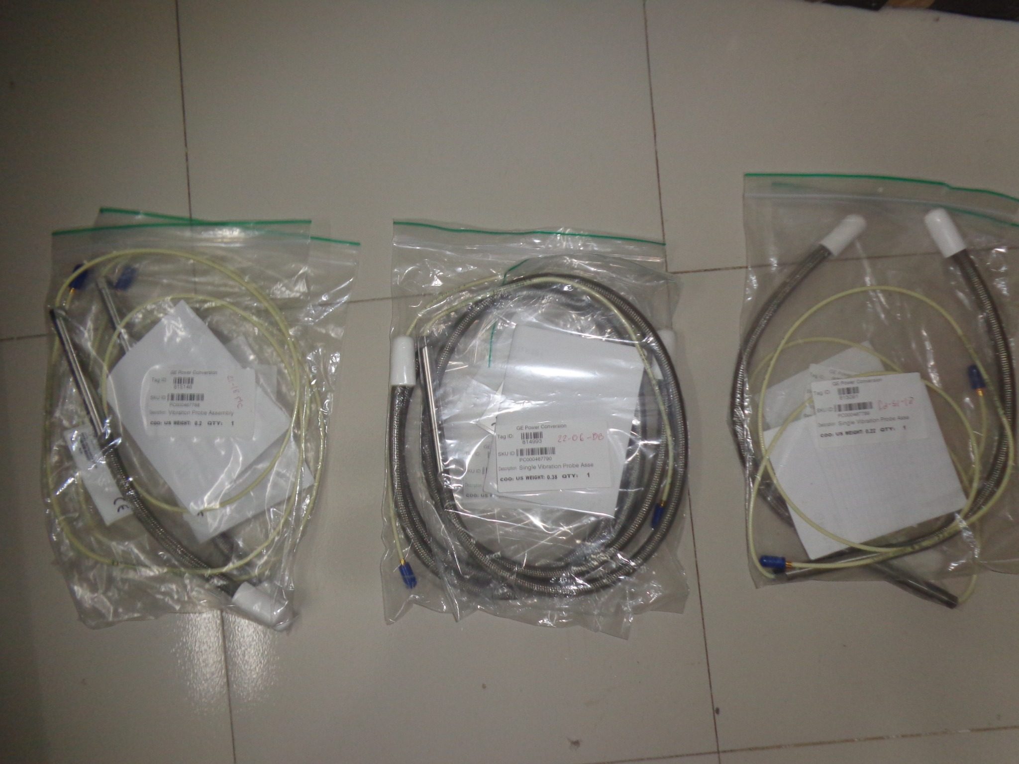 Coiled extension cable sets